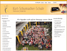 Tablet Screenshot of kurt-schumacher-schule.de